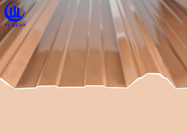 Plastic Roof Tiles PMMA Coated 3 layer UPVC Corrugated Roofing Sheets