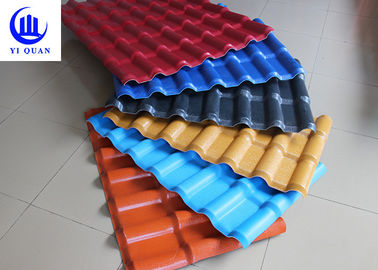 Anti corrosion ASA Synthetic Resin Roof Tiles 1050 mm Width Style