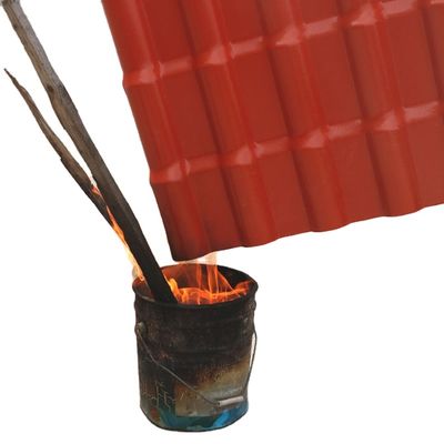 Fireproof ASA Synthetic Resin Roof Tile 1050mm Width 5-Year Warranty