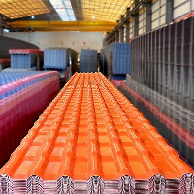 ASA Synthetic Resin Roof Tile 2.5mm 3.0mm Thickness for Villa House