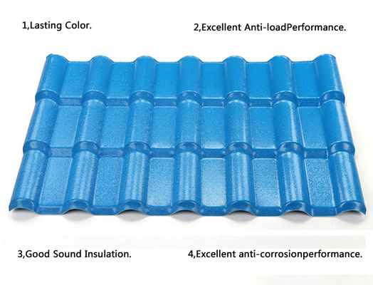 ASA Synthetic Resin Roof Tile 1050mm Width 2.5mm Thickness