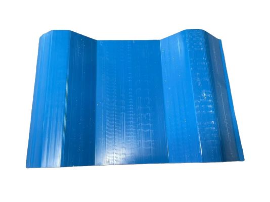 PVC Roof Tiles 1.5mm Thickness Wave Design for Villa Factory Roofing