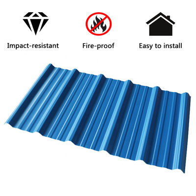 20-Year Warranty PVC Roof Tiles 1.0mm-3.0mm Thickness for Factory Shed