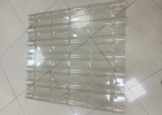 Polycarbonate Transparent Roofing Sheets Bamboo Type 1050mm Width