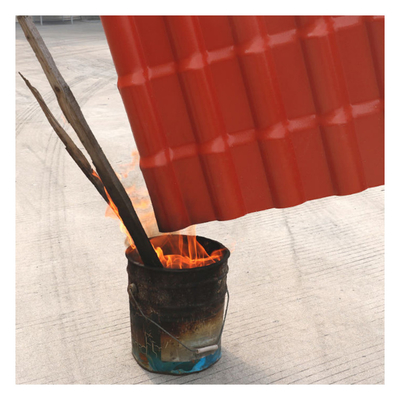 Resistencia de fuego ASA Synthetic Resin Tiles Easy para instalar las hojas favorables al medio ambiente