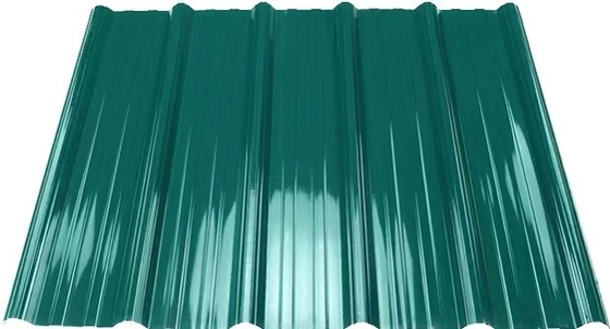 Las tejas de techumbre decorativas del PVC APVC de la onda del aislamiento de calor para las vertientes cultivan el mercado