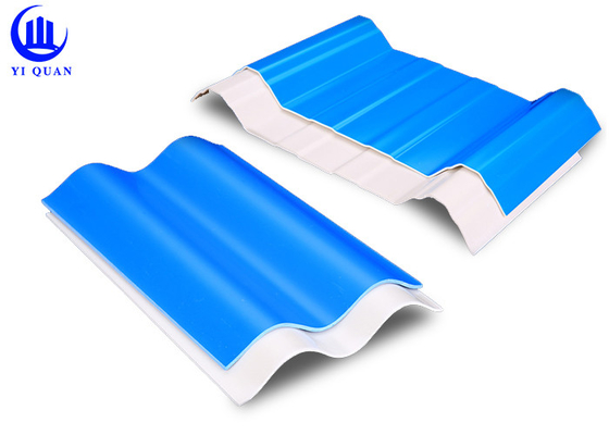 Hojas de alta calidad del tejado del PVC de la corrosión anti excelente APVC para la vertiente del chalet de la fábrica
