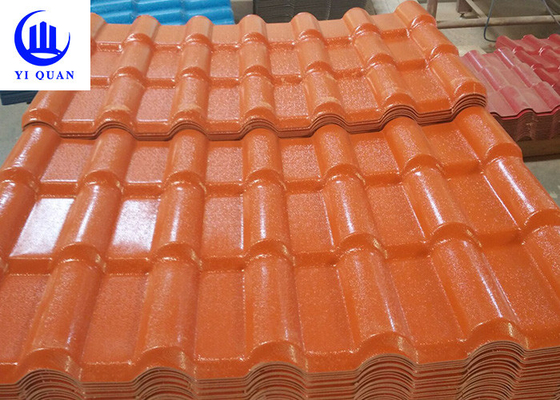 Fácil instalar las tejas de tejado de la resina del ASA coloree las hojas durables de la resistencia de impacto de las tejas