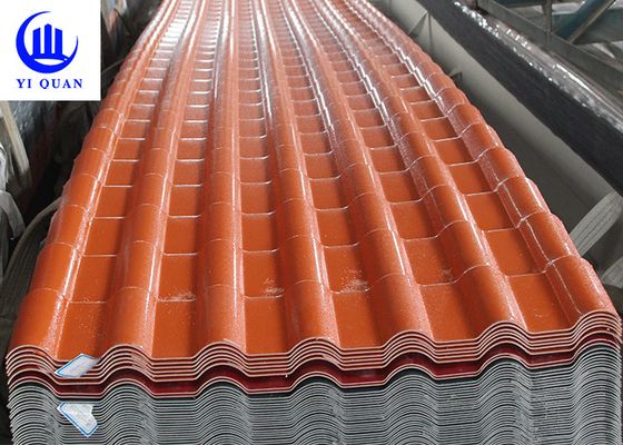 Grueso ligero de Asa Pvc Roof Sheet 2.5m m para residencial