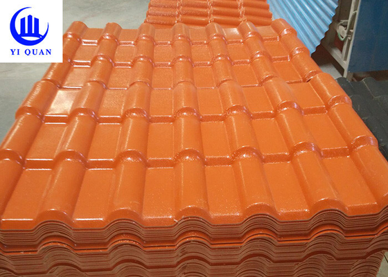 Echada resistente ULTRAVIOLETA de la teja de tejado de la resina sintética 219m m para los proyectos de la construcción de edificios