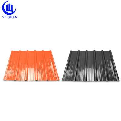 Hoja plástica resistente del tejado del PVC UPVC del aislamiento de calor del viento para el edificio de la construcción