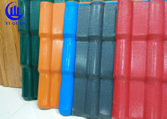 Aislamiento de calor acanalado plástico de ASA Synthetic Resin Roof Tile