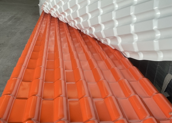 Tejas de tejado de duración de la resina del color ASA Roofing Sheet favorable al medio ambiente