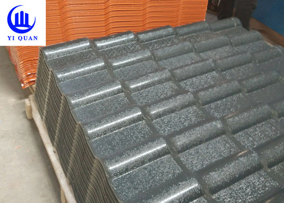 PVC sano ASA Resin Roof Tile del aislamiento de calor 1050m m para el edificio tradicional residencial