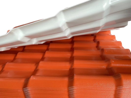 Techo colorido ASA Synthetic Resin Roofing Sheet para el patio al aire libre