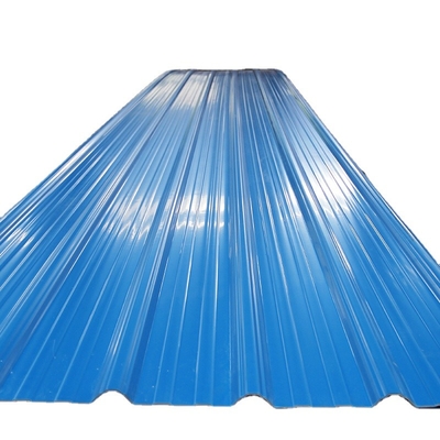 Hoja que cubre plástica 1.5m m del PVC de la onda acanalada para el revestimiento de la pared de la fábrica