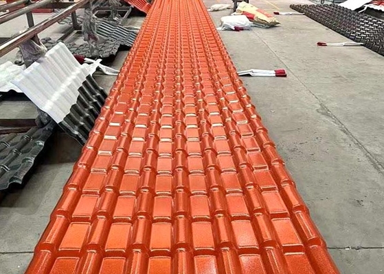 Fácil instalar la altura Asa Resin Tile Good Load de 30m m que lleva la teja sintética