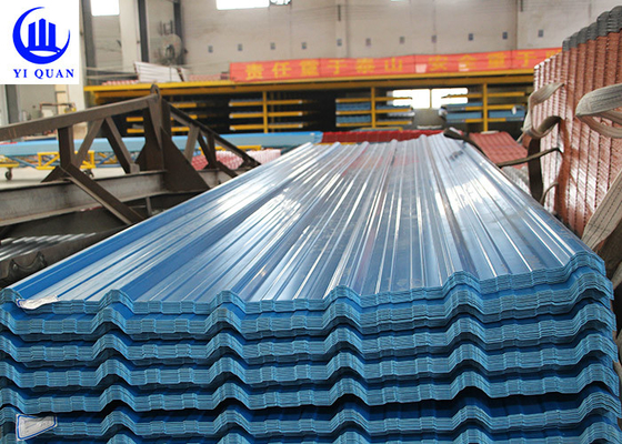 El PVC plástico resistente a la corrosión insonoro acanaló la teja de tejado para las vertientes de Warehouse