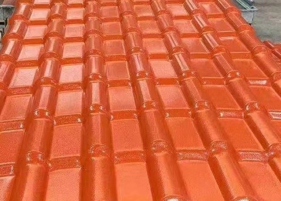 Resistencia corrosiva de ASA Synthetic Resin Roof Tile de la resistencia a las inclemencias del tiempo