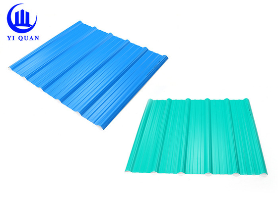 hoja plástica del tejado del PVC de las capas de 1130m m Muti para la caridad de la industria química