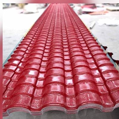 Cuatro acoda 2.3m m Asa Coated Pvc Roof Sheet para el Gazebo